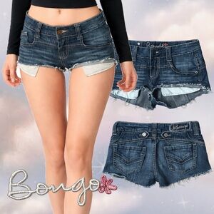 ✨ Y2K Bongo Low Rise Denim Shorts | Vintage 2000s Micro Mini Jean Shorts ✨